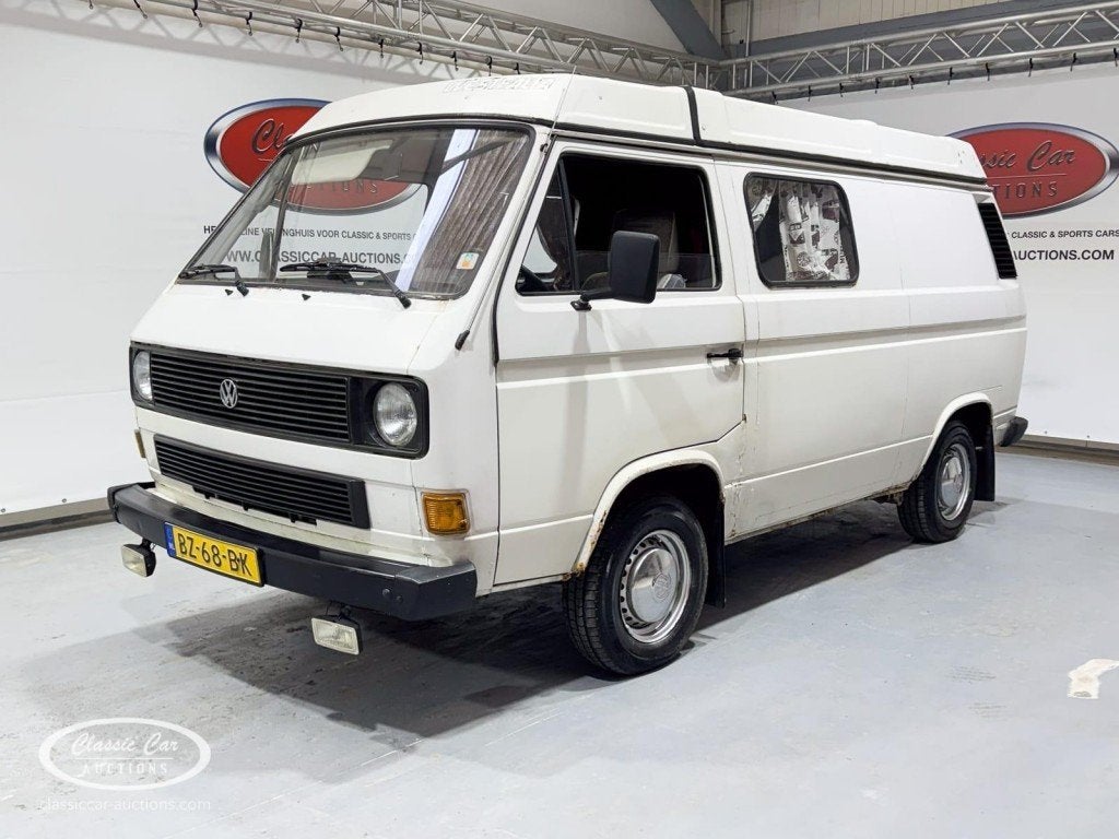 Volkswagen TRANSPORTER T3 Westfalia - ONLINE AUCTION, Volkswagen, Wit, Origineel Nederlands, Bedrijf